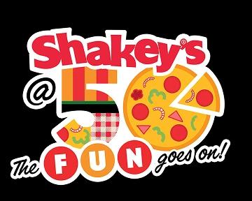 Shakeys 50 Years Logo